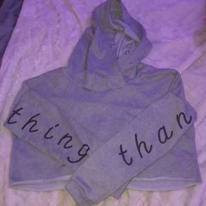 medium cropped hoodie